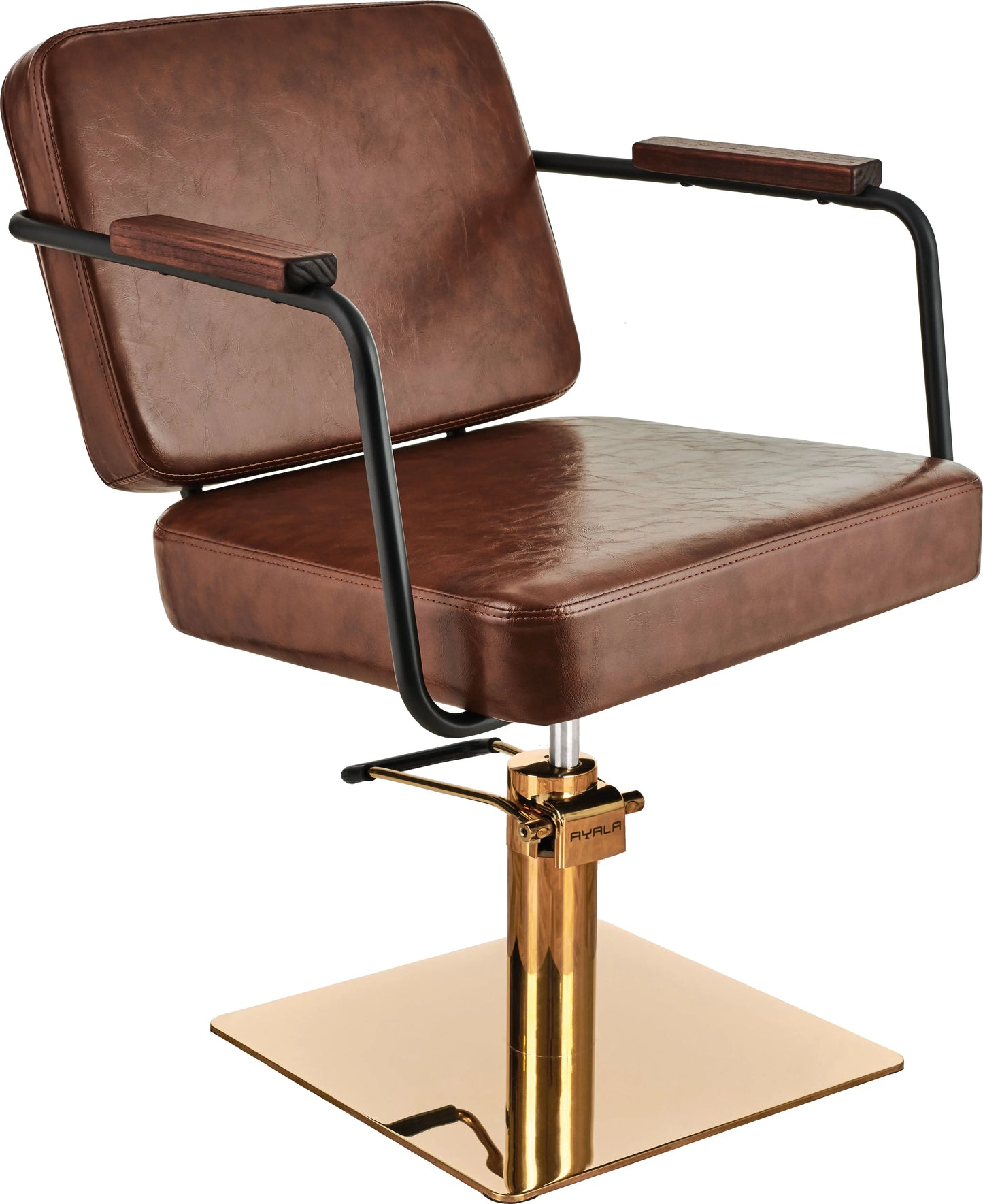 Ayala Enzo Brown Styling Chair Sleek Sturdy