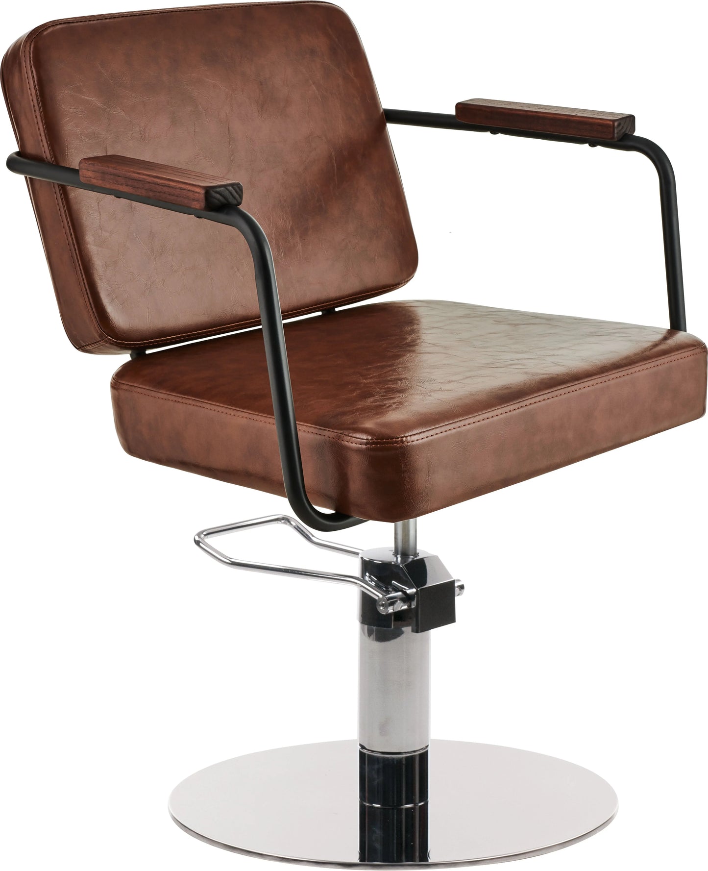 Ayala Enzo Brown Styling Chair Sleek Sturdy