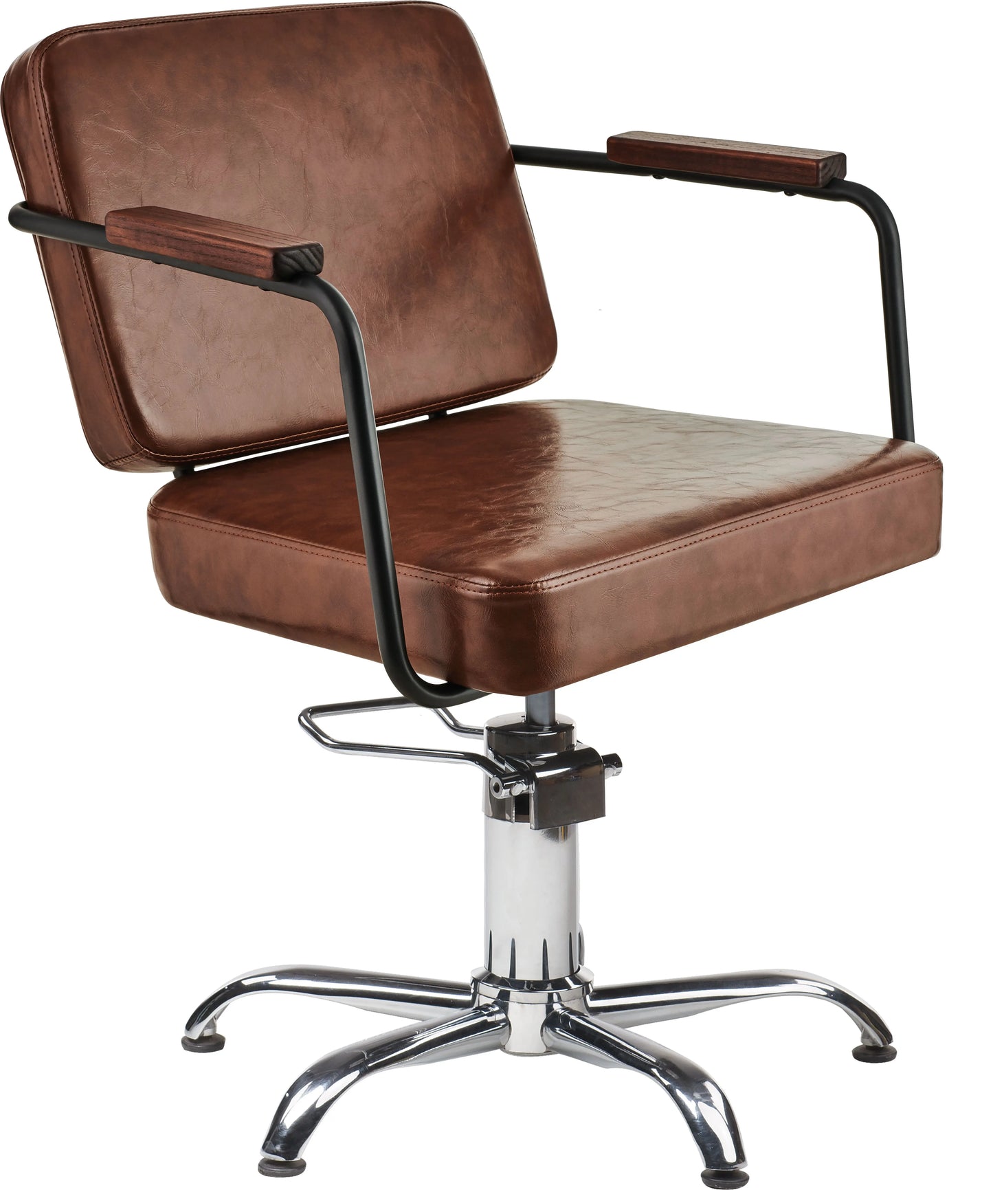 Ayala Enzo Brown Styling Chair Sleek Sturdy