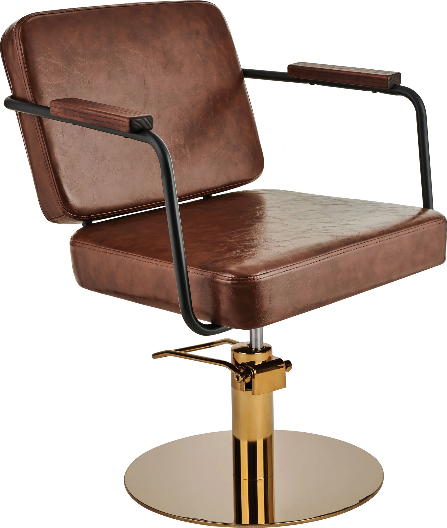 Ayala Enzo Brown Styling Chair Sleek Sturdy