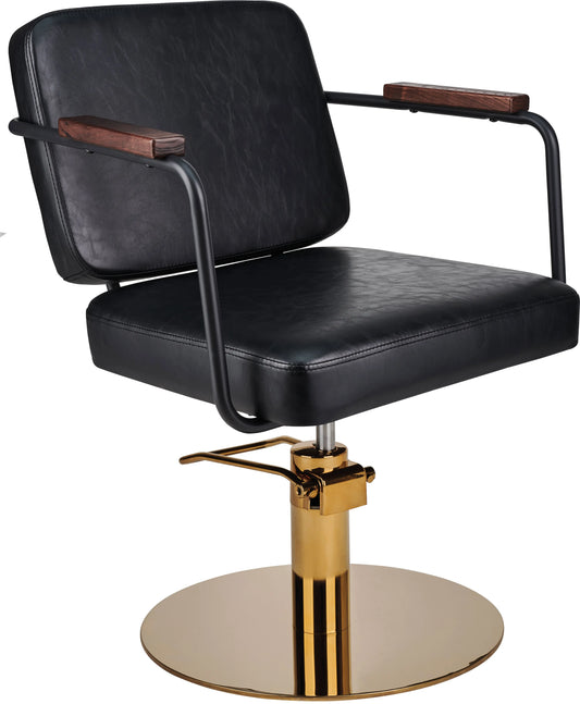 Ayala Enzo black Styling Chair Sleek Sturdy