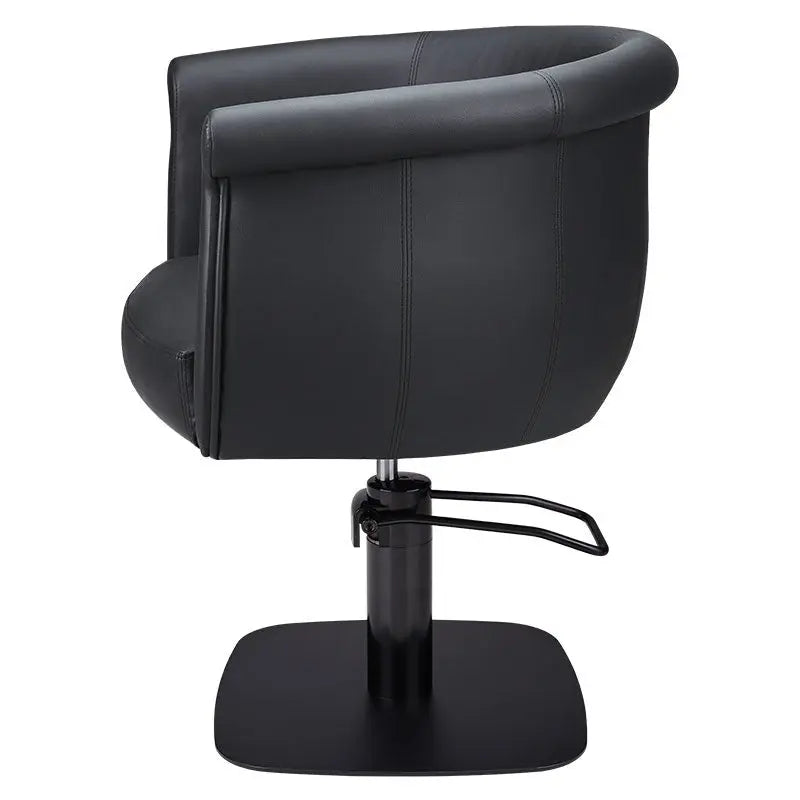 Ayala Tulip Black Styling Chair With Black Square Base Express Delivery Ayala