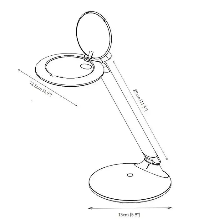 Daylight Magnificent Pro Clamp lamp
LED magnifying clamp light UK
Professional clamp-on magnifier lamp