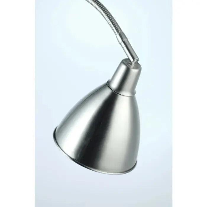 Flexi-Vision LED lamp with adjustable neck for focused lighting
Low-glare LED head on the Flexi-Vision Floor Lamp
Daylight D31067 lamp used in a craft and hobby workspace