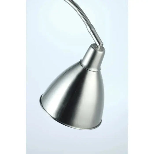 Flexi-Vision LED lamp with adjustable neck for focused lighting
Low-glare LED head on the Flexi-Vision Floor Lamp
Daylight D31067 lamp used in a craft and hobby workspace