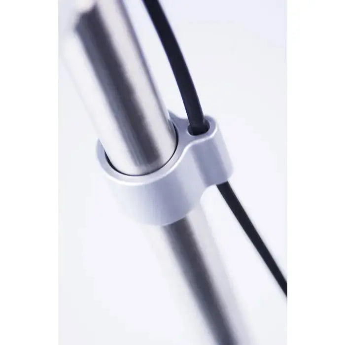 Flexi-Vision LED lamp with adjustable neck for focused lighting
Low-glare LED head on the Flexi-Vision Floor Lamp
Daylight D31067 lamp used in a craft and hobby workspace