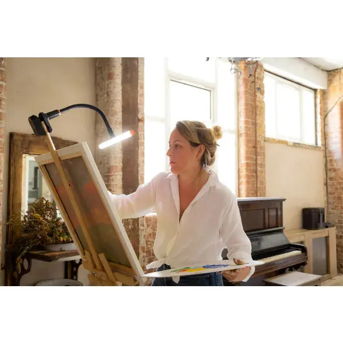 D35050 Foldi Go rechargeable daylight LED lamp
Foldable table lamp with USB charging port
Portable LED lamp for reading and crafting