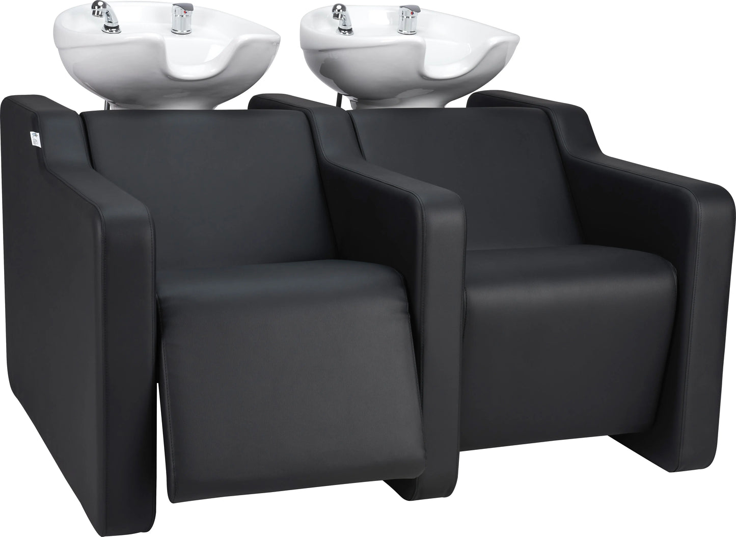 luxury salon backwash sofa unit
connected hair wash station with basin
ergonomic backwash unit for salons