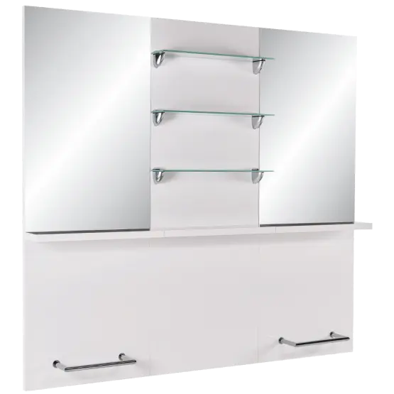 Mila Amy Link Styling Unit
salon styling unit with mirror
connected hairdressing station