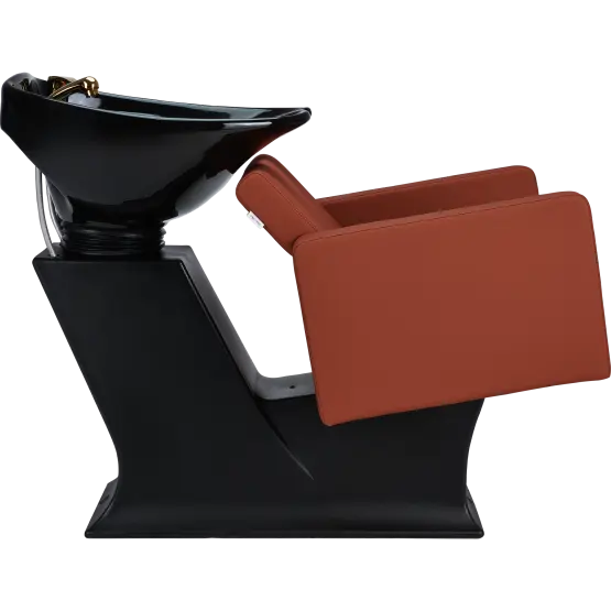 compact salon backwash unit with basin
modern hair wash station
ergonomic backwash chair for salon