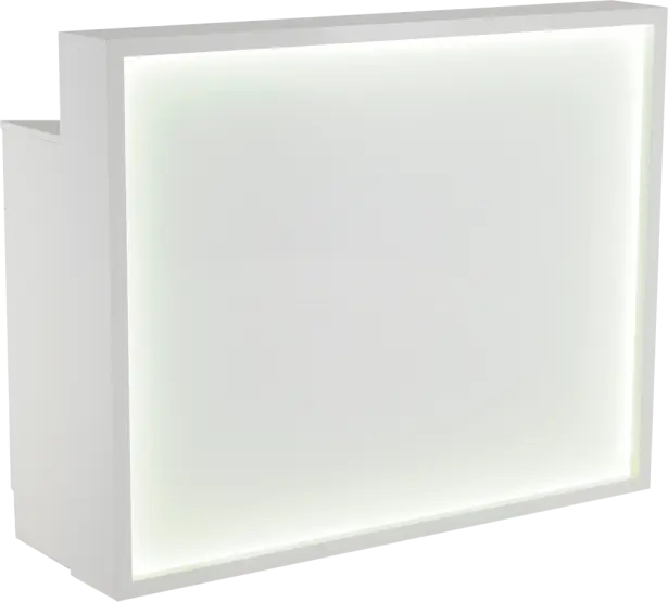 Mila Brill Reception Desk modern gloss
salon reception counter with storage
stylish spa front desk clean design