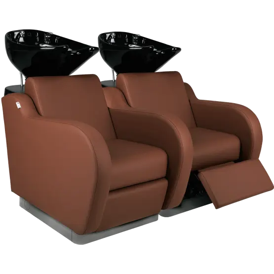 uxury salon backwash sofa with basin
connected hair washing unit for salons
ergonomic backwash station with comfort
