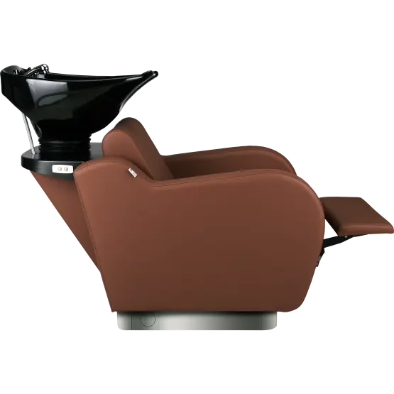 modern salon backwash unit with basin
ergonomic hair wash chair
professional backwash station