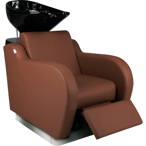 modern salon backwash unit with basin
ergonomic hair wash chair
professional backwash station