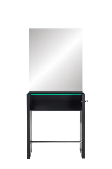 Mila Glass Styling Unit
glass salon styling unit
modern hairdressing station