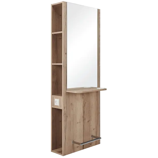 Mila Selene Wall Styling Unit
wall-mounted salon styling unit
compact hairdressing station