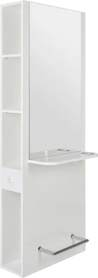 Mila Selene Wall Styling Unit
wall-mounted salon styling unit
compact hairdressing station