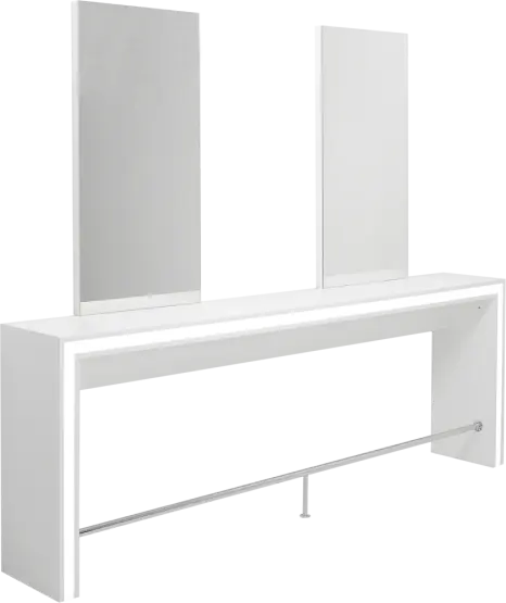 Mila Show II Styling Unit
modern salon styling unit
hairdressing station with mirror