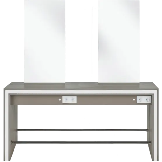 multi-user hairdressing station
professional central styling furniture
salon workstation with storage