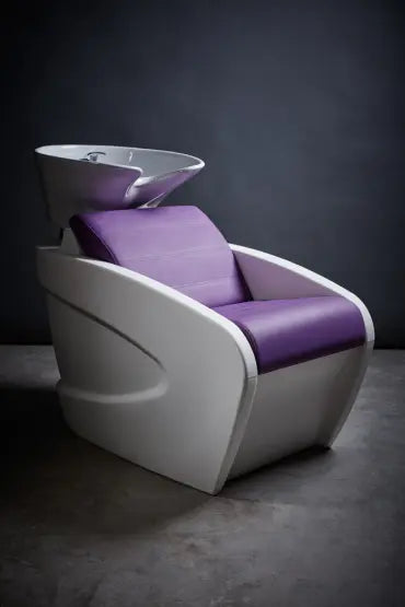 Mila Vanity Wash Unit salon backwash
ergonomic wash unit with deep basin
modern hair washing chair for salons