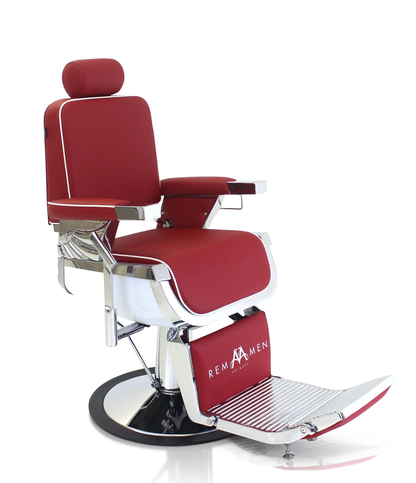 REM Emperor Barber Chair
luxury UK barber chair
reclining barbershop chair