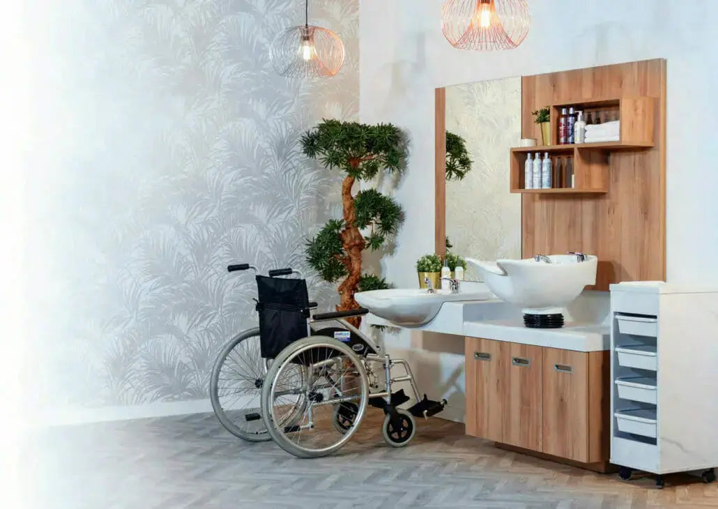 REM Pendle Easy Wash DDA Unit
Accessible salon wash unit
Front and backwash basin chair