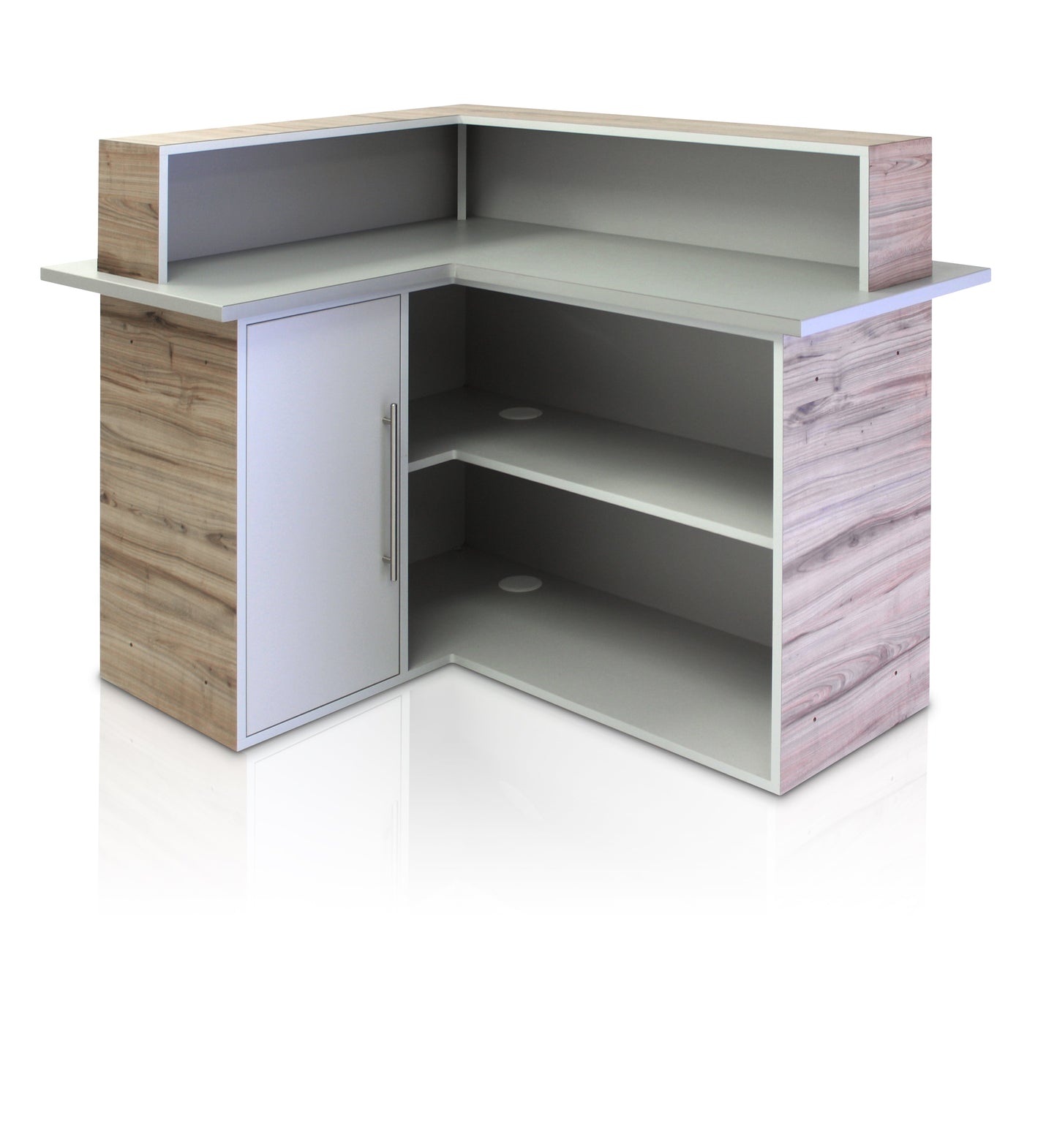 REM, Till cut out to a desk handbag shelf - LHS 575mm REM