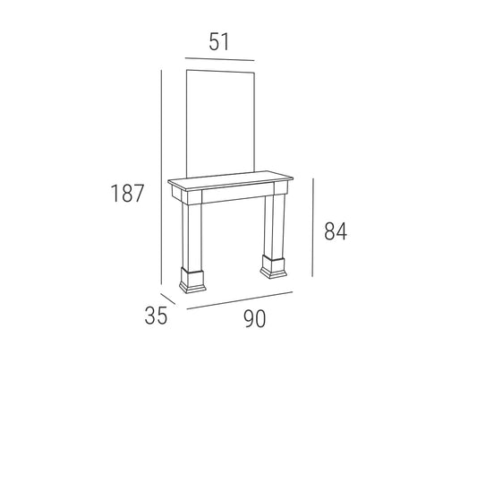 Mila Angel I Styling Unit
salon styling mirror unit
compact hairdressing station