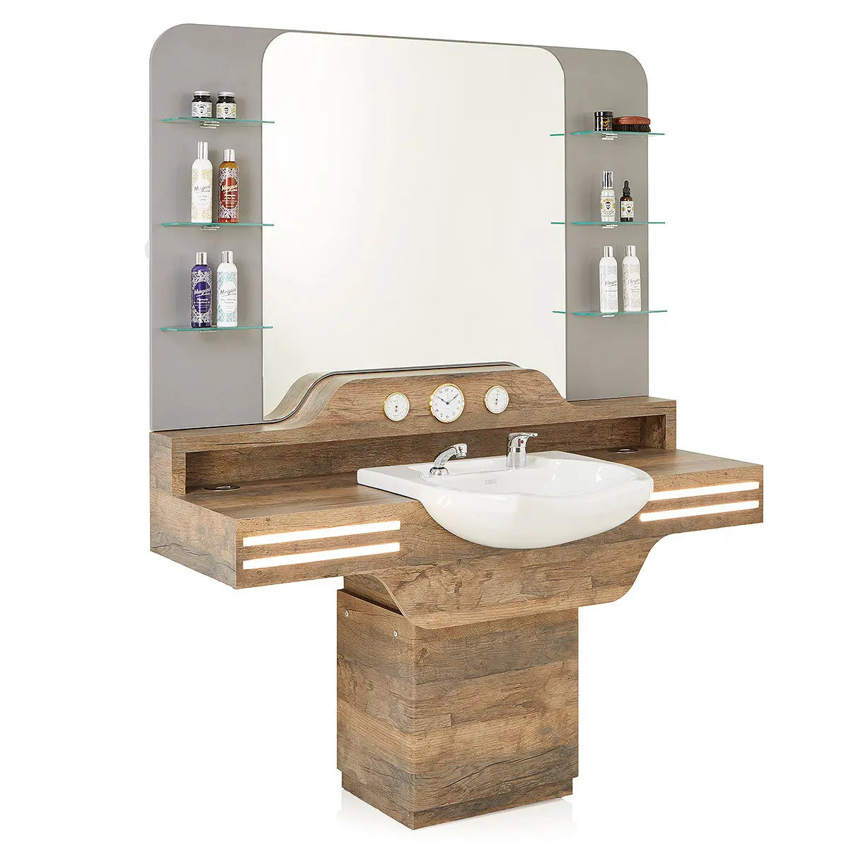 Barber Stations Sleek Sturdy