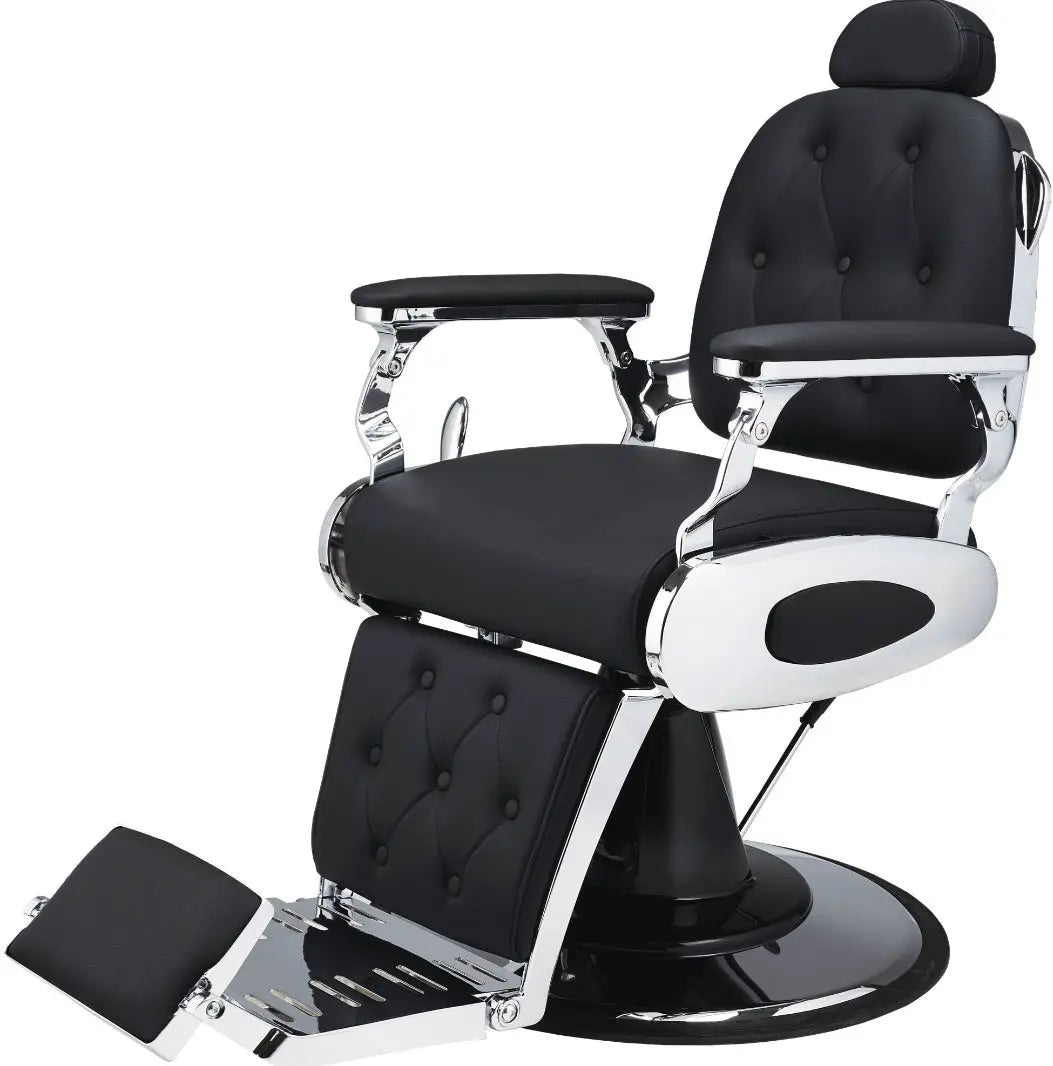Ayala Black Hydraulic LION Barber Chair Express Delivery Sleek Sturdy