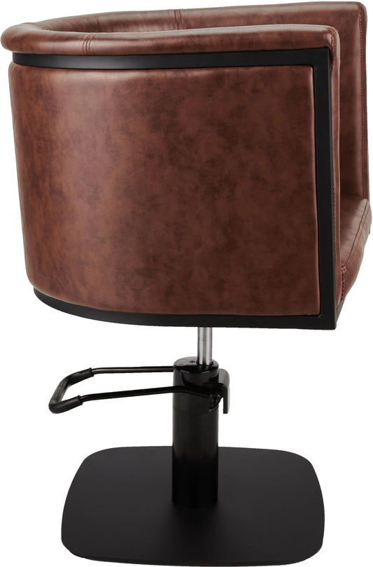 ergonomic hairdressing chair brown finish
modern salon chair with express delivery