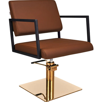 Ayala Loft brown Styling Chair Sleek Sturdy