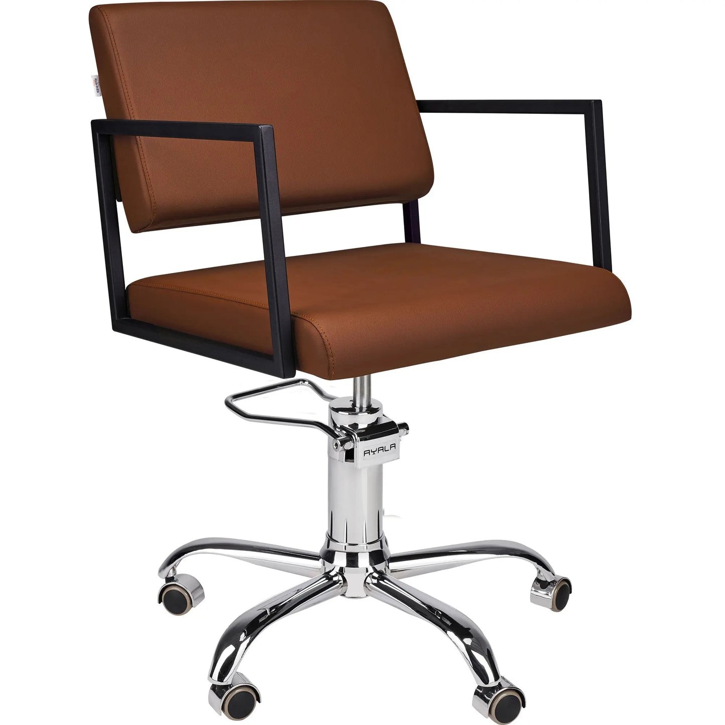 Ayala Loft brown Styling Chair Sleek Sturdy