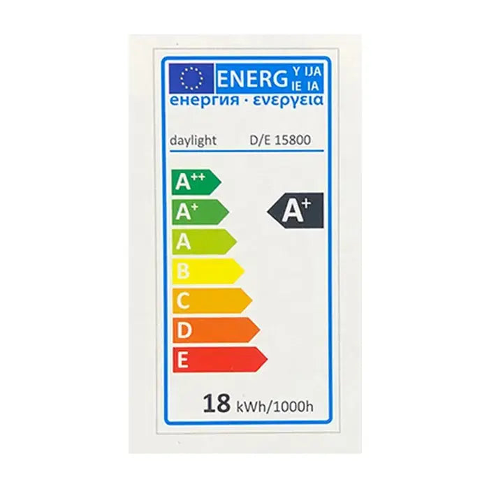 Daylight D15800 bulb

18W energy-saving bulb

screw fitting bulb

