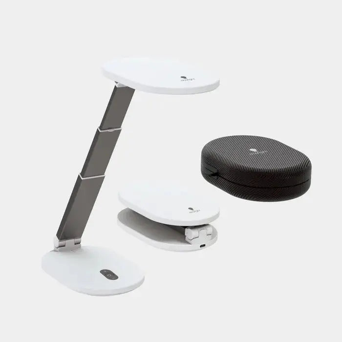D35050 Foldi Go rechargeable daylight LED lamp

Foldable table lamp with USB charging port

Portable LED lamp for reading and crafting