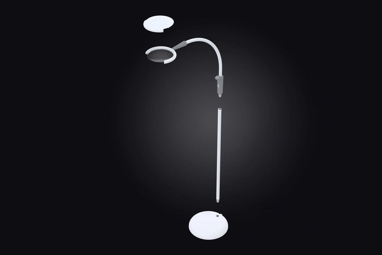 1.75x magnification with crystal-clear lens

Daylight LEDs – flicker-free and energy-saving

Strong clamp base – easy desk attachment