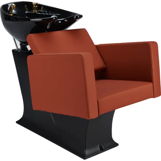 compact salon backwash unit with basin

modern hair wash station

ergonomic backwash chair for salon