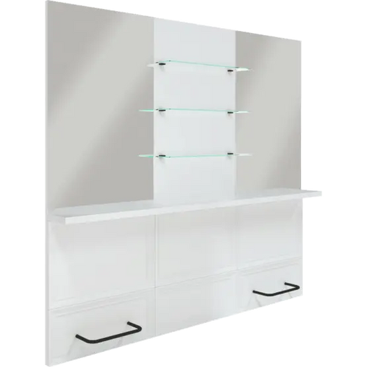 connected hairdressing station

modern salon styling furniture

professional styling unit