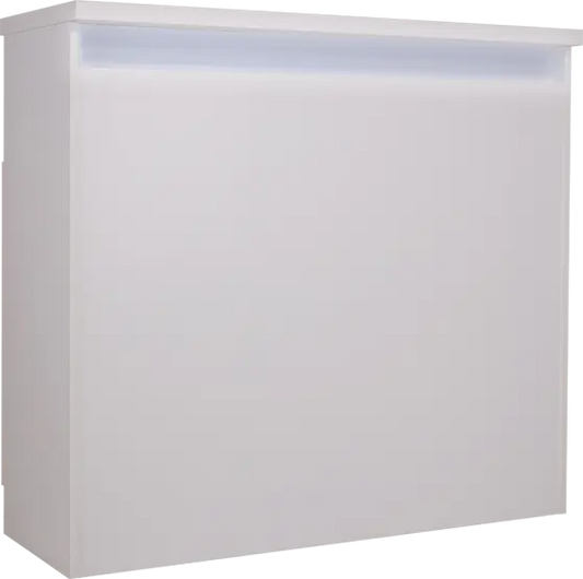 Mila Color Reception Desk vibrant design

bold salon reception desk with storage

colorful front desk for spa or studio