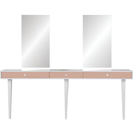 Mila Linea II Central Styling Unit

double-sided salon styling station

multi-user hairdressing unit