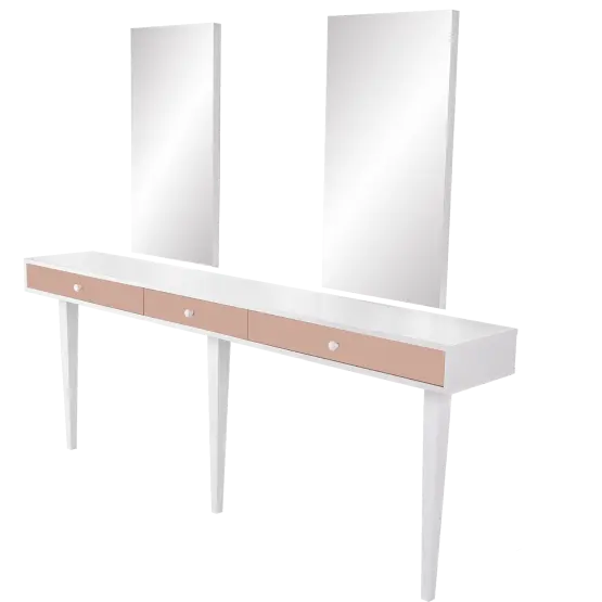 Mila Linea II Central Styling Unit

double-sided salon styling station

multi-user hairdressing unit