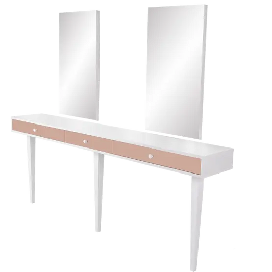 Mila Linea II Central Styling Unit

double-sided salon styling station

multi-user hairdressing unit