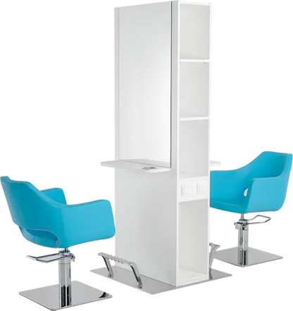 Mila Selene Styling Unit

salon styling station with mirror

modern hairdressing unit