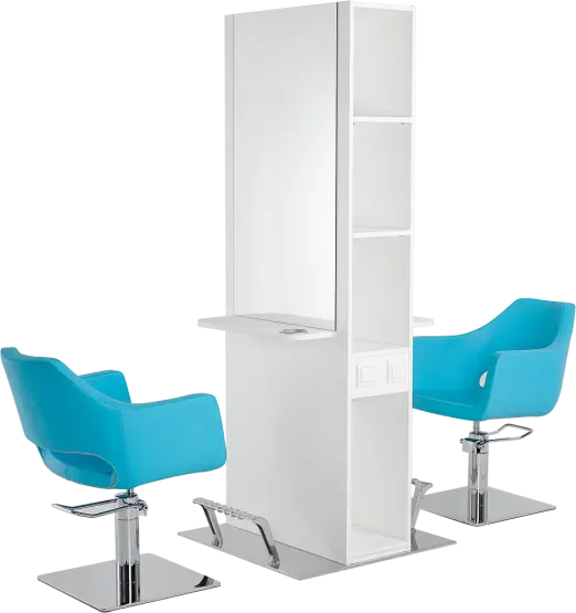 Mila Selene Styling Unit

salon styling station with mirror

modern hairdressing unit