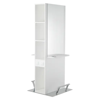 Mila Selene Styling Unit

salon styling station with mirror

modern hairdressing unit