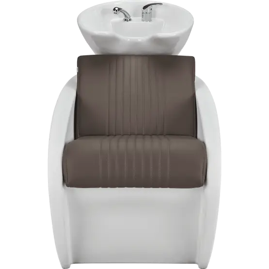 stylish salon backwash chair with sink

ergonomic wash unit with tilting basin