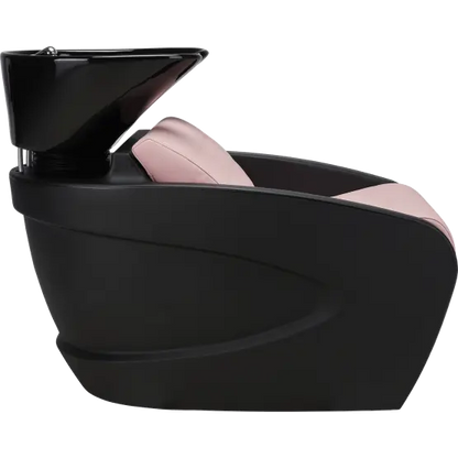 ergonomic wash unit with deep basin

modern hair washing chair for salons

stylish salon backwash unit