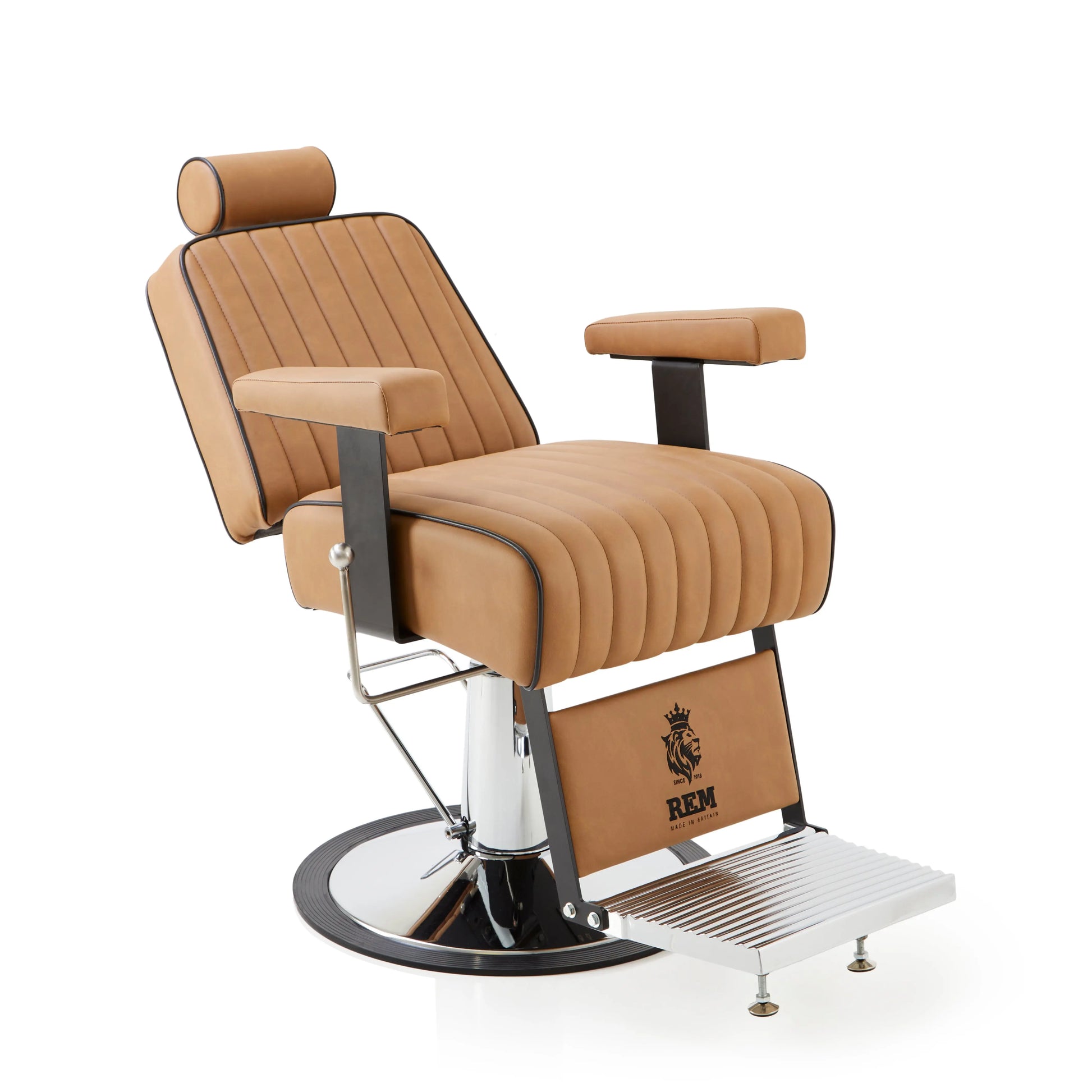 “REM Kingsman Select Barber Chair reclined”

“Vintage style barber chair UK”

“Luxury hydraulic barber chair”