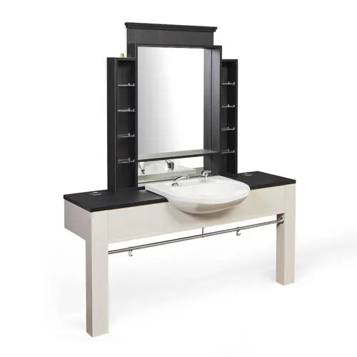 “REM Montana Unit with frontwash basin”

“Salon unit with ceramic basin and mirror”

“Hair wash and styling station UK”