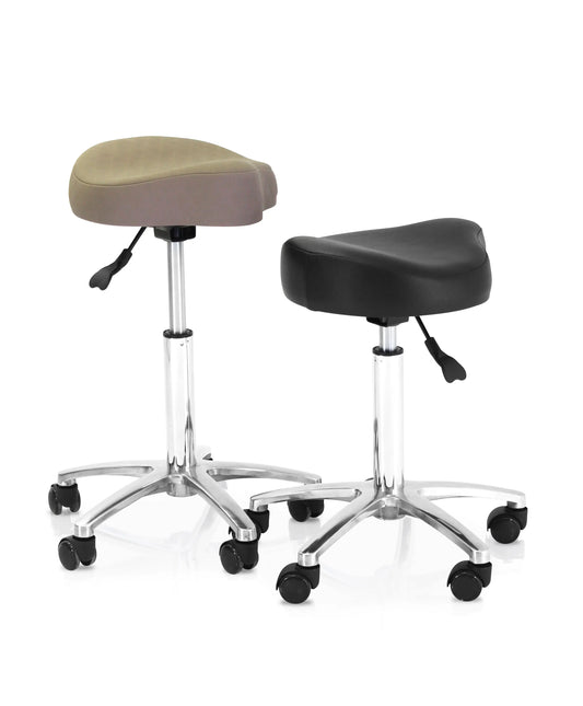 REM Mustang Stool Black express delivery

chrome base salon stool adjustable height

Mustang salon stool gas‑lift with castors

